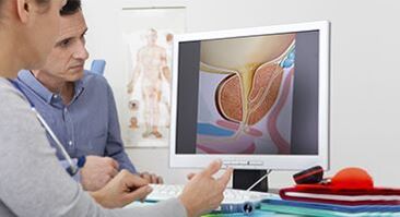 prostatitisa diagnostikatzea gizon batean